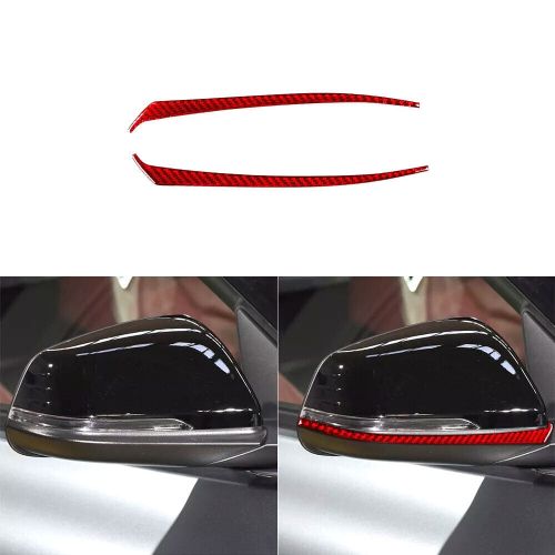 For GR Supra A90 20-22 Side Door Red Carbon Fiber Rearview Mirror Cover Trim, US $9.49, image 10