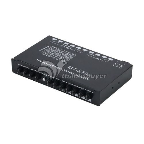 TZT 7-Band Equalizer Car Audio EQ Tuning Crossover Amplifier 12V Pre-parametric, US $39.29, image 2
