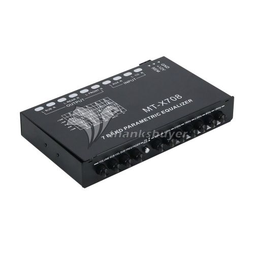 TZT 7-Band Equalizer Car Audio EQ Tuning Crossover Amplifier 12V Pre-parametric, US $39.29, image 3