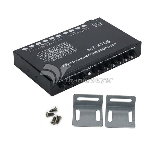 TZT 7-Band Equalizer Car Audio EQ Tuning Crossover Amplifier 12V Pre-parametric, US $39.29, image 8