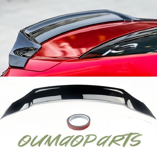 FOR 18-2022 HONDA ACCORD JDM STYLE HIGH KICK GLOSS BLACK DUCKBILL TRUNK SPOILER, US $76.52, image 13