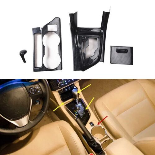 For Toyota Corolla 2014-2017 ABS Carbon Fiber Accessories Car Trims Stickers, US $31.28, image 21