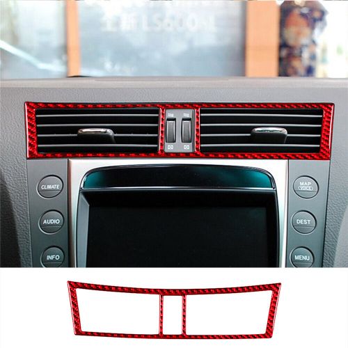 8PCS Red Carbon Fiber Dashboard Interior Sticker Trim Set For LEXUS GS 2006-11, US $97.36, image 4