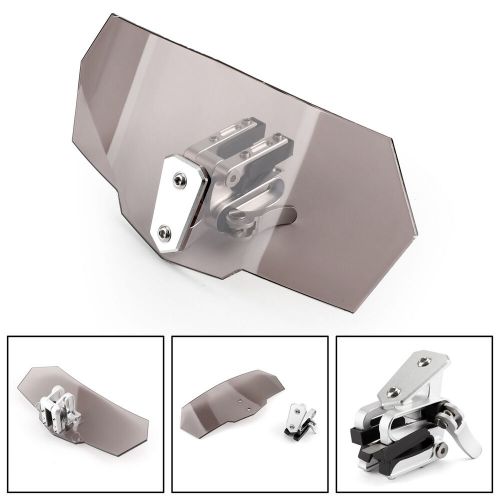 Universal Adjustable Windshield Extension Deflector For Honda Yamaha Smoke, US $30.61, image 5