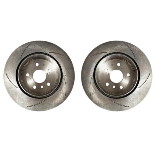 FOR TOYOTA YARIS GR 1.6 GR 2020- REAR GROOVED LEFT RIGHT BRAKE DISCS PAIR 297mm, US $, image 8