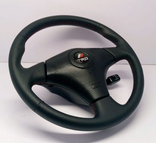TRD Full leather steering for Celica, MR-2 Spyder, Supra, Matrix, JZX, US $212.00, image 2
