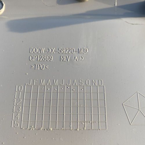 2011-2021 Jeep Grand Cherokee Durango Front Seat Back Cover Trim Panel Beige OEM, US $129.99, image 7