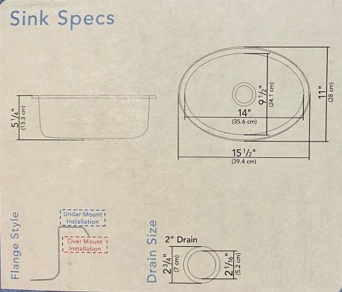 Ambassador SS polished sink, US $99.00, image 3