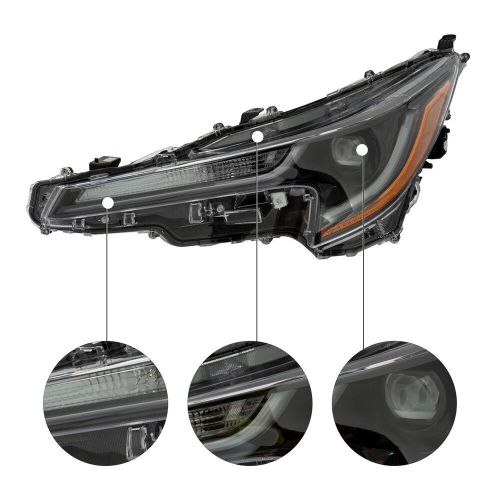 Left Side Headlight Headlamp For 2023-2024 Toyota Corolla LLE 8115002Q70, US $213.77, image 17