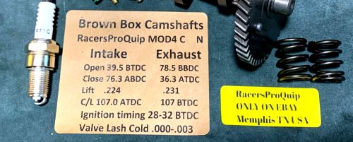 Honda GX160 196cc Clone Hi-Rev Titanium BrownBoxCams Kit New for 2024 FreeShIp, US $149.00, image 3