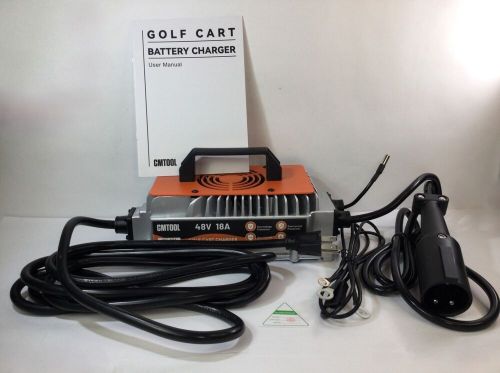 48 Volt 18 Amp Golf Cart Smart Battery Charger Round 3 Pin Plug for Club Car, US $119.00, image 9