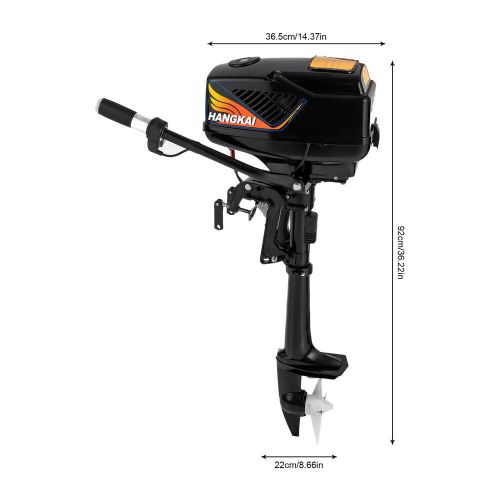 48V HANGKAI Electric Outboard Trolling Motor Boat Short Shaft Engine 1200W, US $264.51, image 18