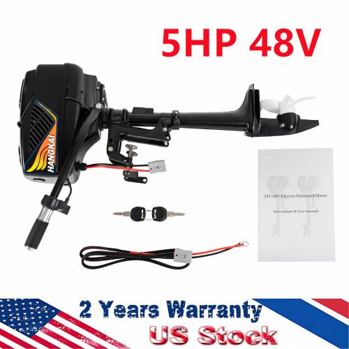 48V HANGKAI Electric Outboard Trolling Motor Boat Short Shaft Engine 1200W, US $264.51, image 23