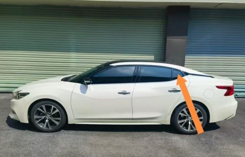 Driver left side rear vent window glass fit 2016-2018 nissan maxima