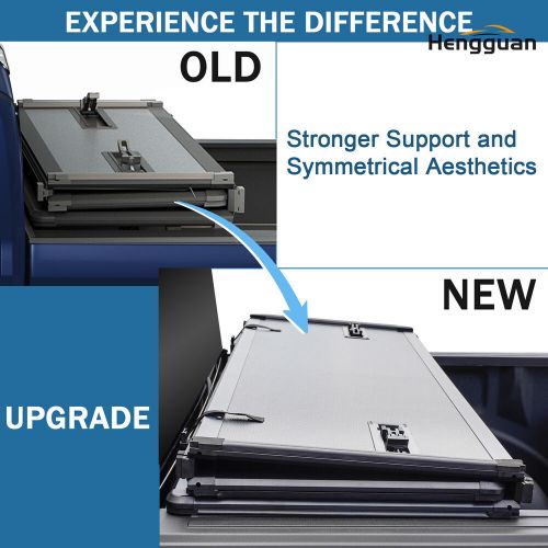 Tri fold pickup truck bed hard cover 6.5 ft for dodge ram 1500 2500 3500 02-23