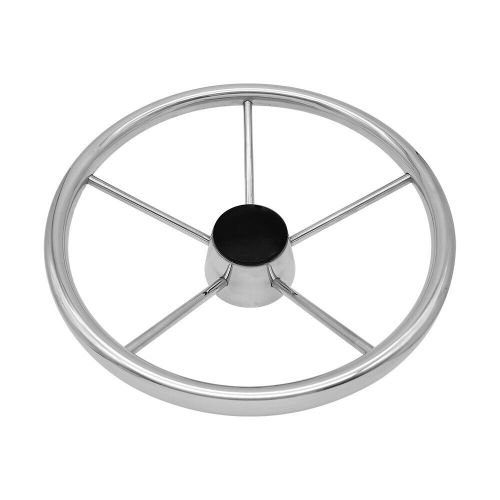 Alastin Boat Marine 15-1/2 inch 5 Spoke Stainless Steel Steering Wheel, US $119.27, image 6