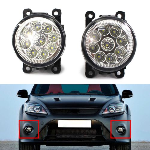 Pair Fog Light Daytime Running Driving Light For Ford C-MAX Fiesta Focus Transit, US $32.56, image 9
