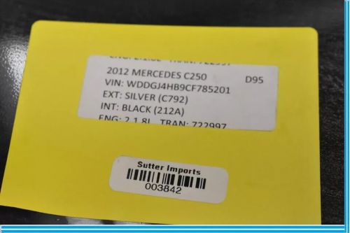 12-14 Mercedes W204 C250 C350 Coupe Front Right Side Door Window Glass OEM, US $140.00, image 4
