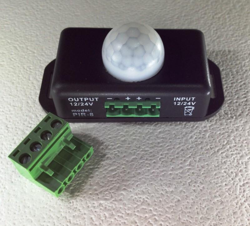 Led lighting motion sensor switch timer function 1 to10 minutes 12 volt dc led 