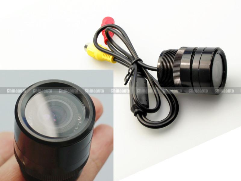 Waterproof 8 leds night vision car rear view reverse camera 28mm hole saw