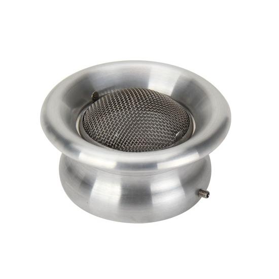 New stromberg unpolished bughorn air filter housing holley/rochester 2 bbl carbs