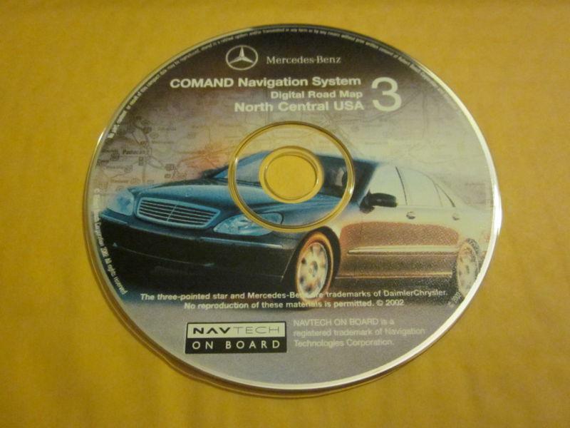 Mercedes-benz navigation system cd # 3 7/02 oem north central 