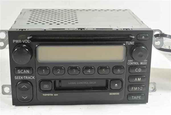 00 01 camry sienna tundra cd cassette player radio oem