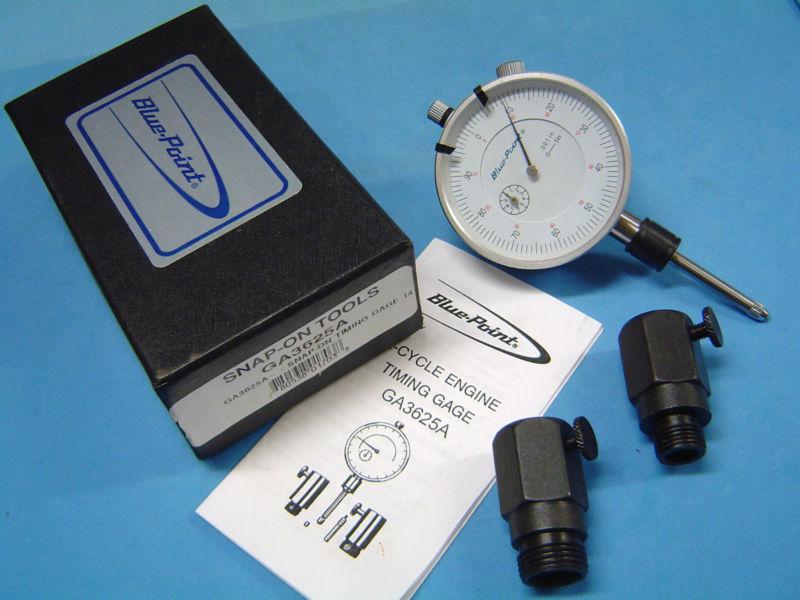 Blue point new nos 2-cycle small engine tdc timing gage cylinder sold by snap on