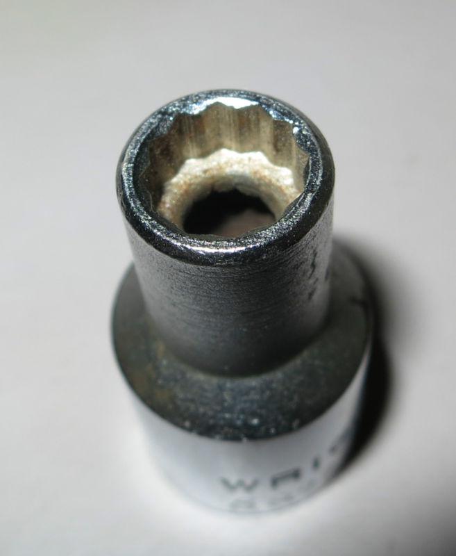 Wright 9 mm 1/2" drive 12 point standard socket #41-09 made in usa