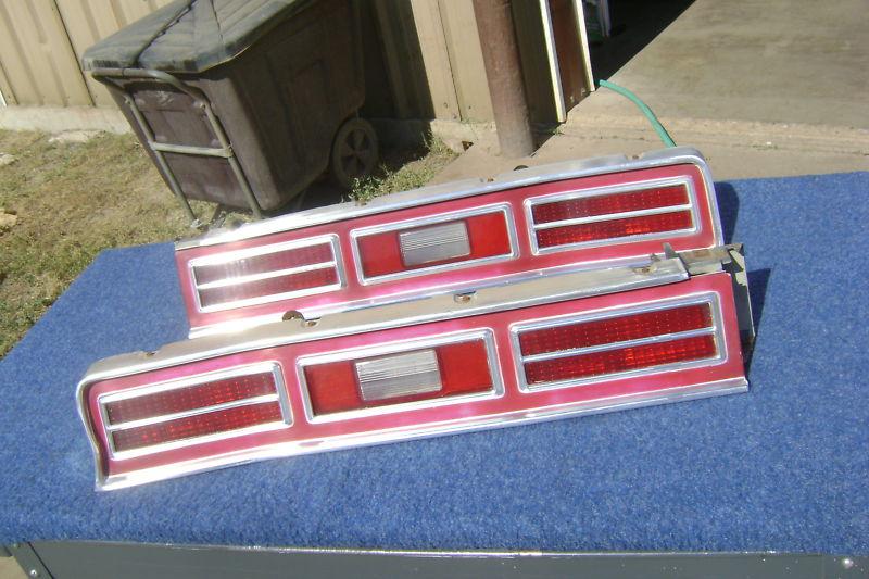 1974 74 chevy tailights pair impala caprice 