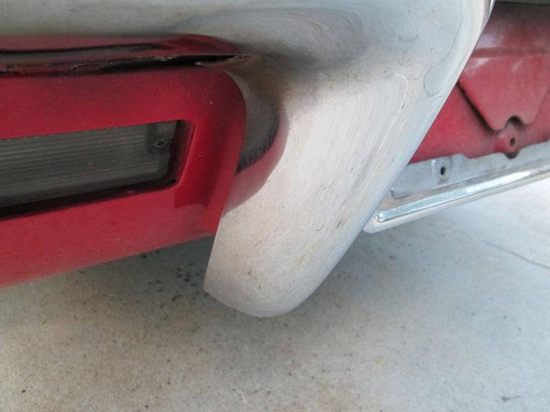 68-73 CORVETTE REAR BUMPERS CHROME METAL RIGHT & LEFT OEM GM C3 NR, US $350.00, image 7