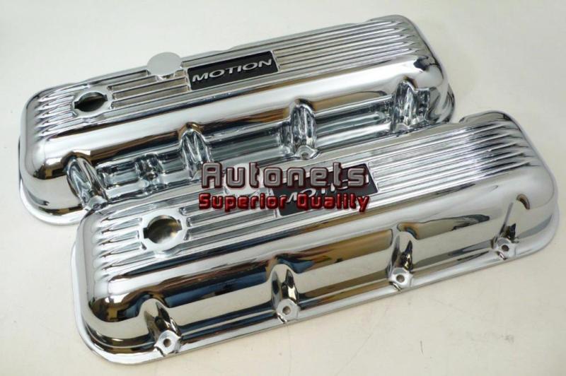 Baldwin motion big block chevy chromed aluminum valve cover old school classic