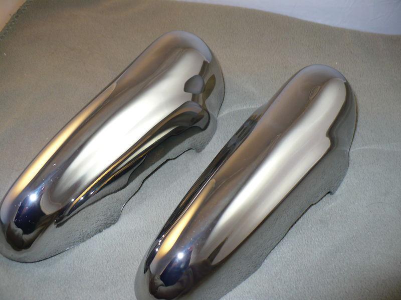 Mg  mga bumper  overriders  original   rechromed to show std