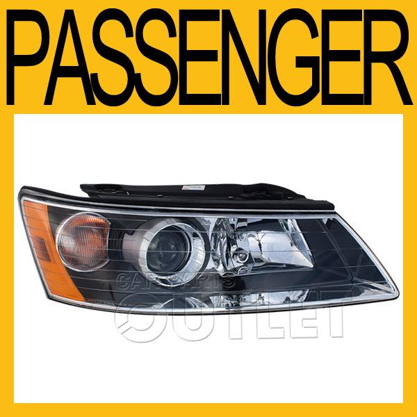 Right headlamp hy2503135 for 2006-2008 hyundai sonata passenger side head light