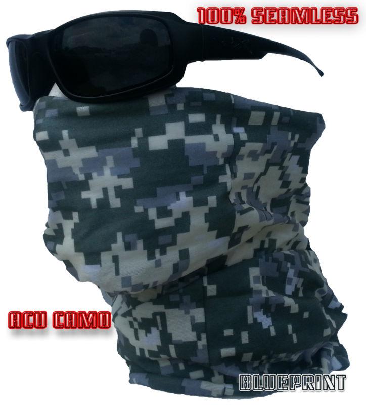 Acu camo army face mask tube bandana motley military zan buff balaclava