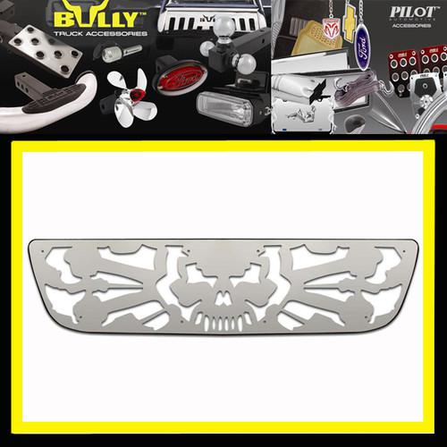 Stainless steel skull grill insert 99-03 f150 heritage f150 f250ld 