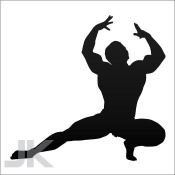 Decals stickers sports body building 0502 ka744