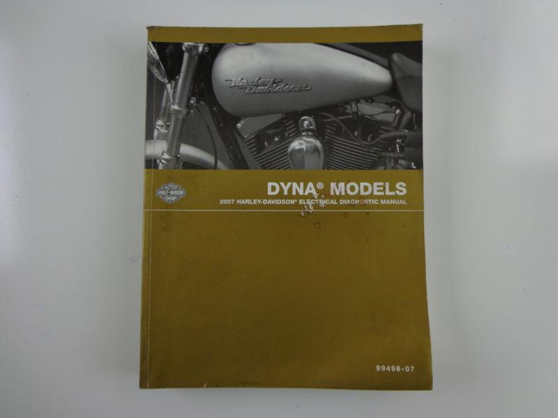 Harley davidson 2007 dyna models electrical diagnostic manual 99496-07