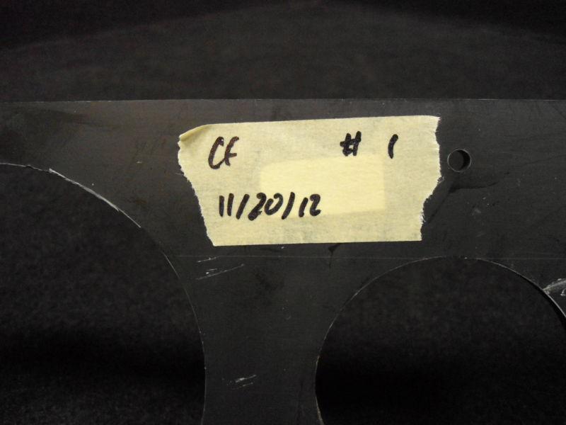 BOAT DASH PANEL BROWN WOOD FOUR GAUGE 12.5