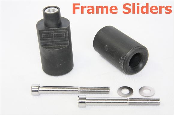 No drill frame slider crash protector fit 2005 2006 suzuki gsxr 1000 gsx-r black