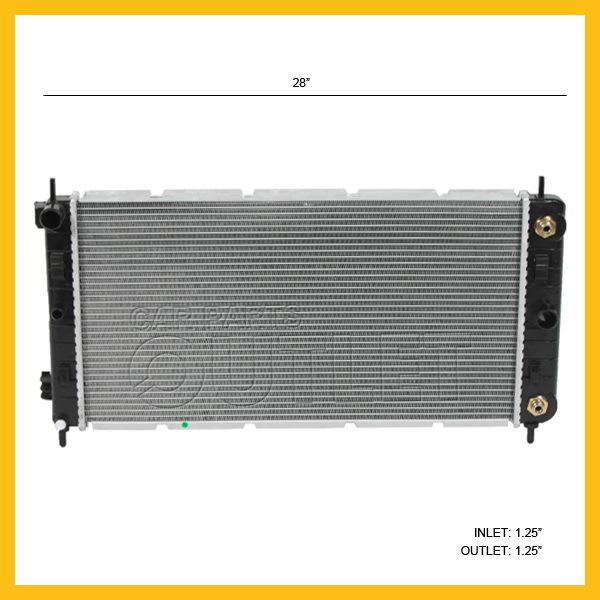 2007-2008 saturn aura radiator 3.5l v6 xe assembly new