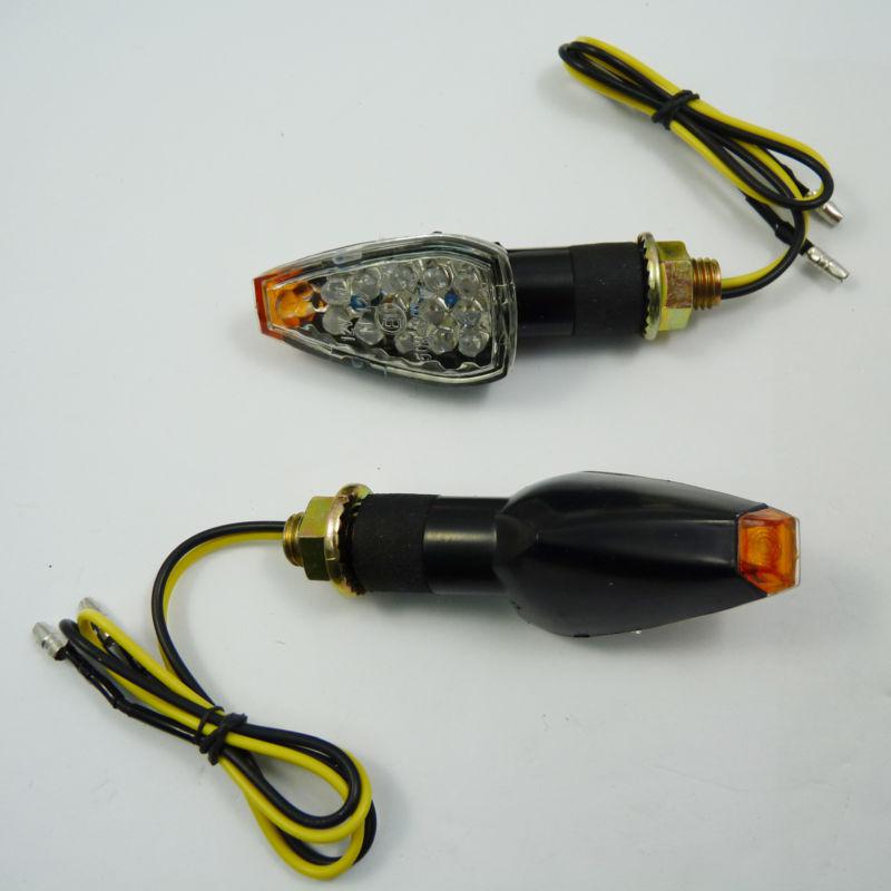 New Universal Motorcycle 2 x Motorcycle LED Turn Signal Indicators Lights light, US $7.99, image 2