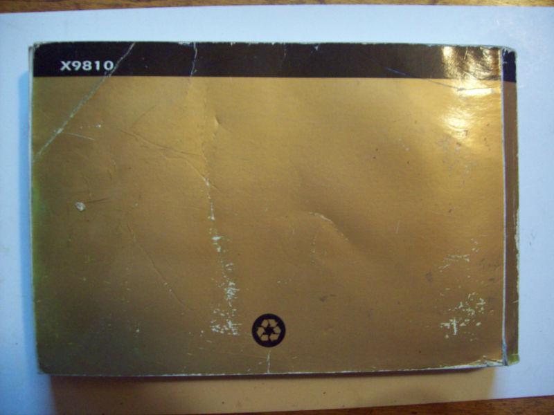 1998 GMC SAFARI OWNER'S MANUAL, US $3.00, image 2