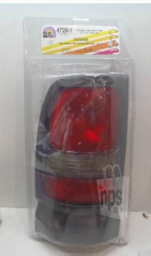 Glo brite 4728-1 replacement lh tail light for dodge ramcharger/sweptline 94-01