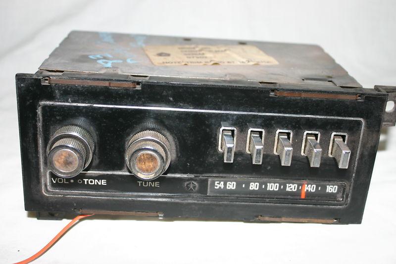 1983 dodge charger am factory radio