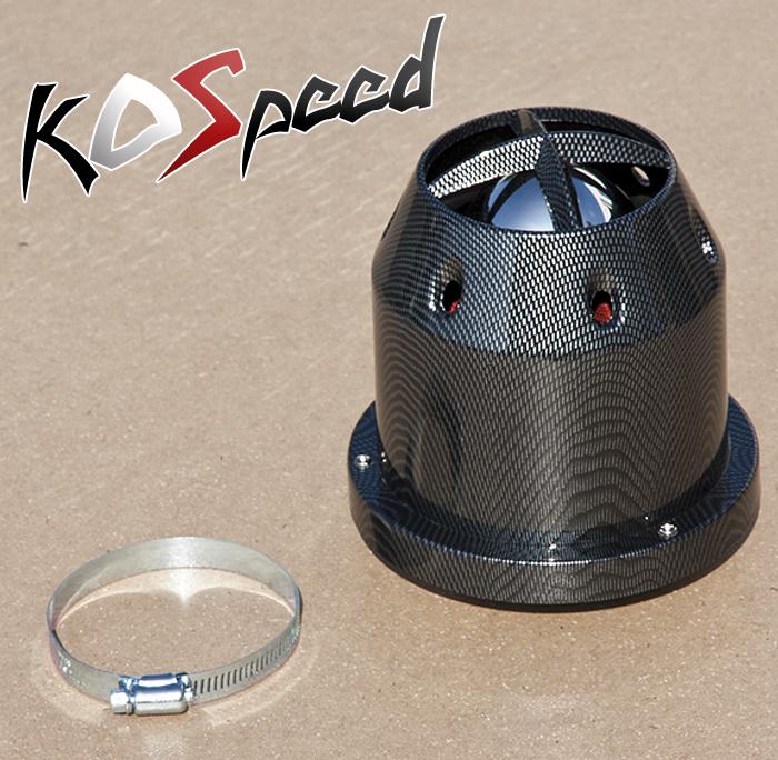 Heat shielded 3" air intake/turbo charger turbocharger filter universal jdm cb