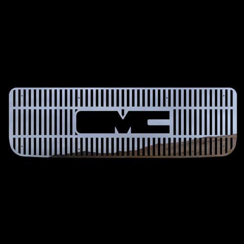 Gmc yukon 94-98 vertical billet polished stainless grill insert trim cover