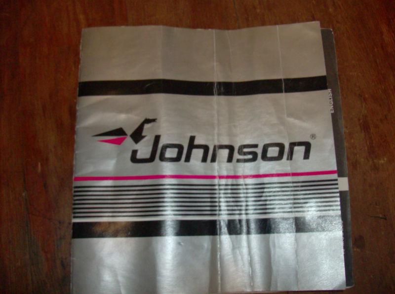 Omc / johnson 48 hp owner-operator manual p/n 431761 (used) year 1987  
