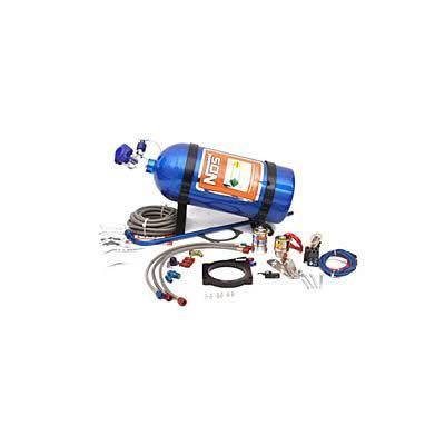 Nos nitrous system efi wet 100-150 hp 10 lb. bottle blue chevy corvette 6.0l kit
