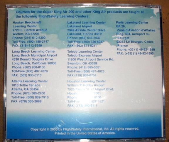 Beechcraft Super King Air 200 & B200 Pilot Training Manual CD Volume 2, US $32.43, image 3